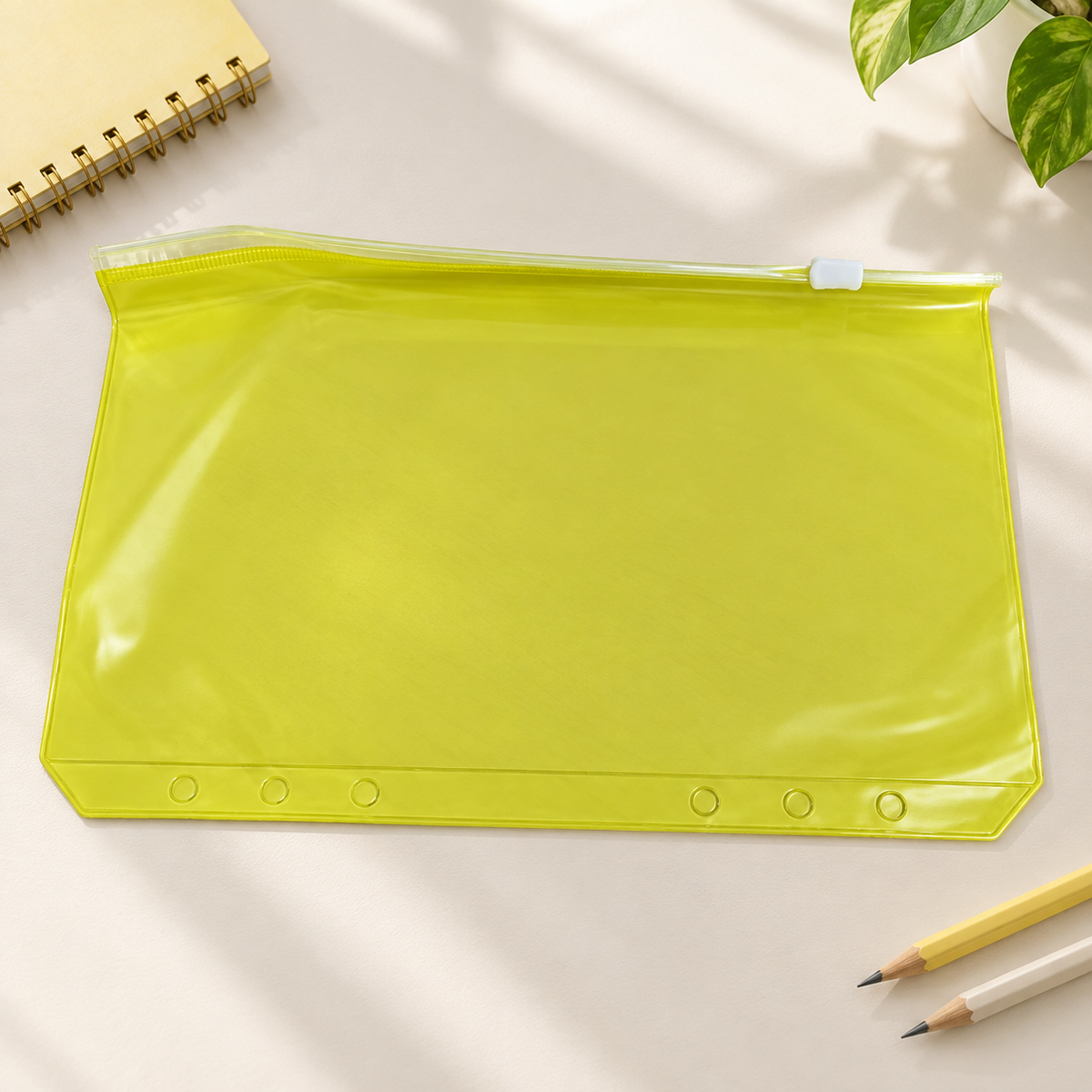 Colored PVC Loose Leaf Pocket