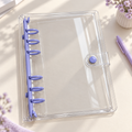 A6 Clear PVC 6-Ring Binder