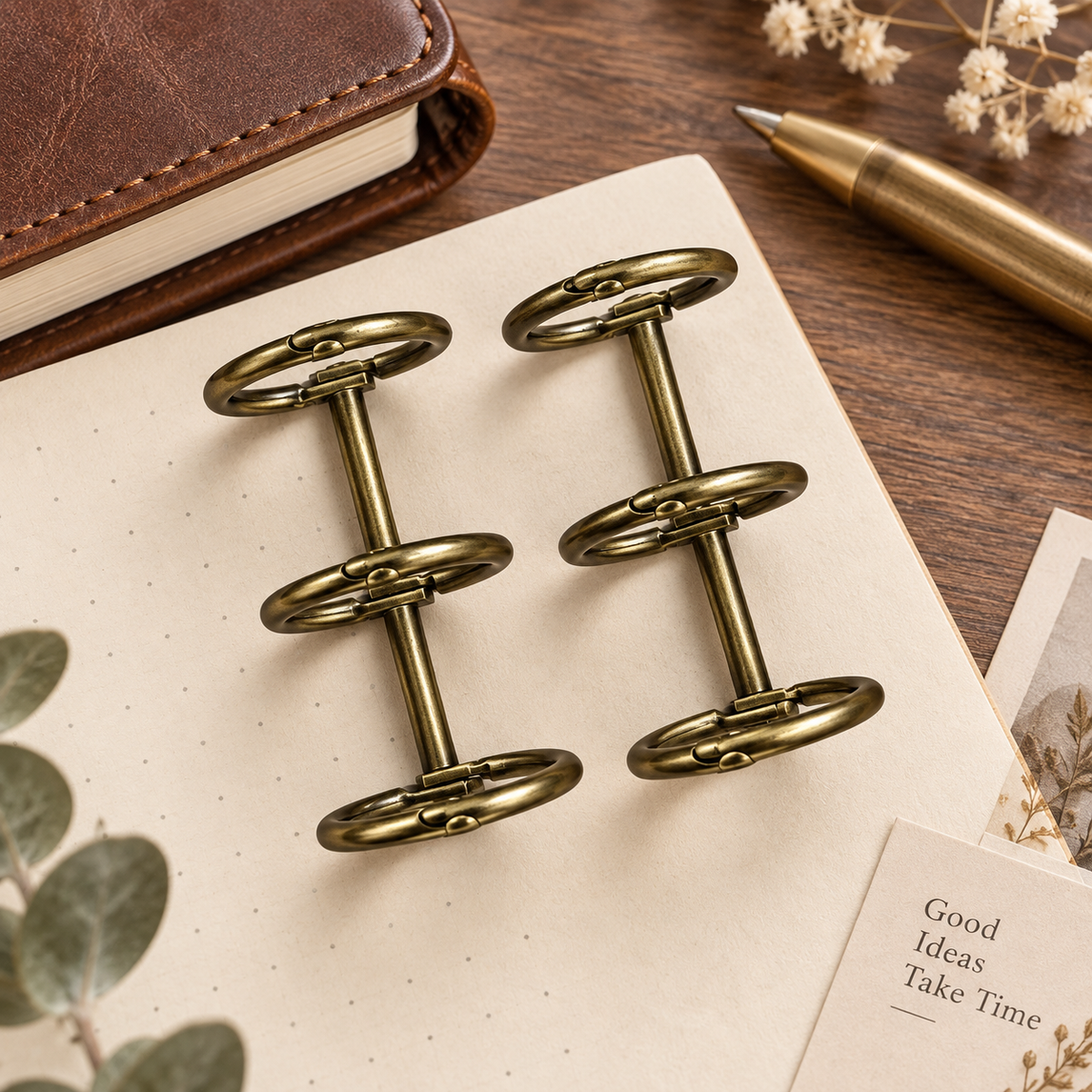 1. 3-Ring Metal Binder Rings